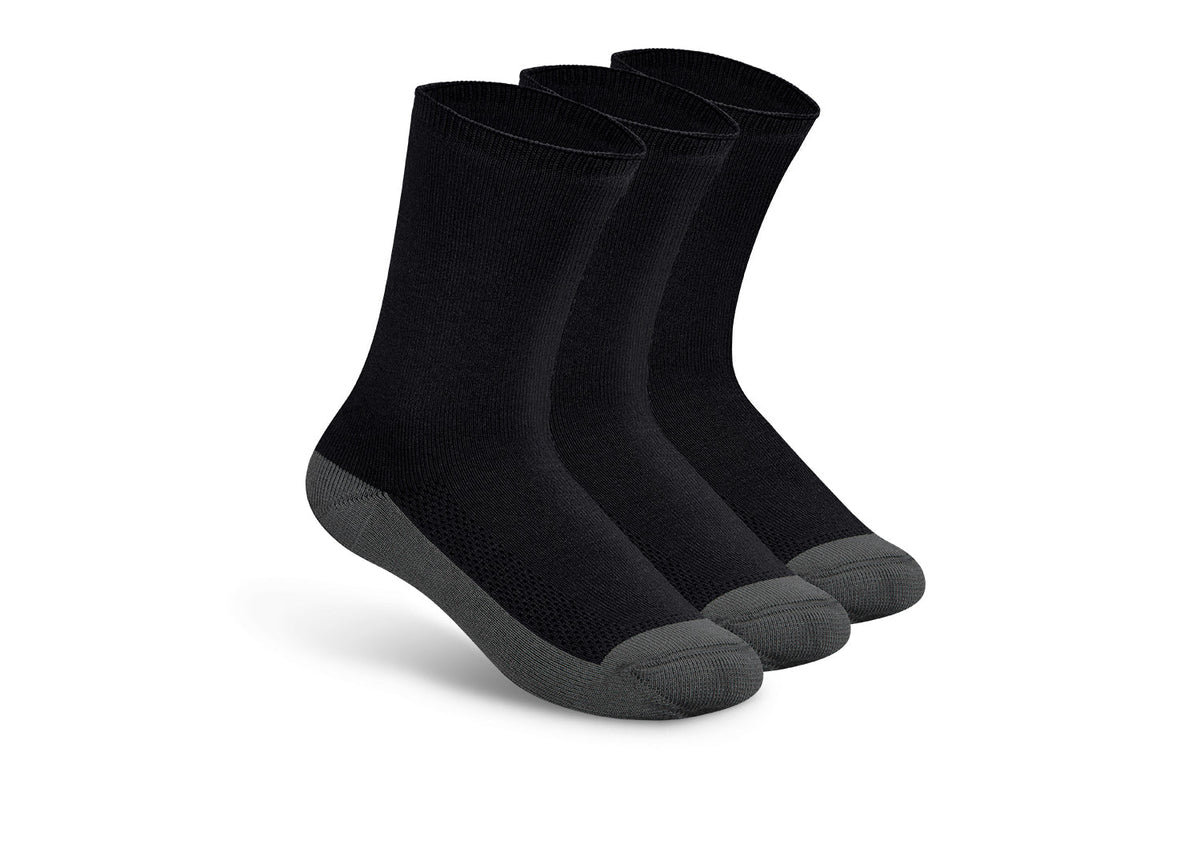 Extra Roomy Socks (Thick) - Charcoal