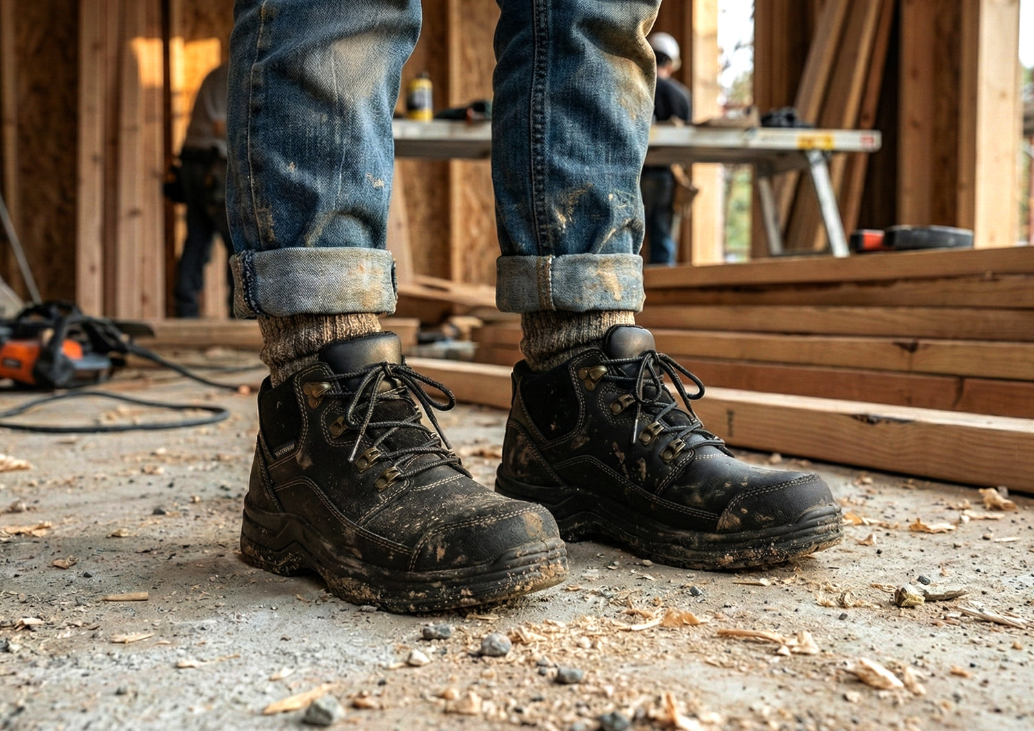 Quartz Hands-Free Work Boots - Black