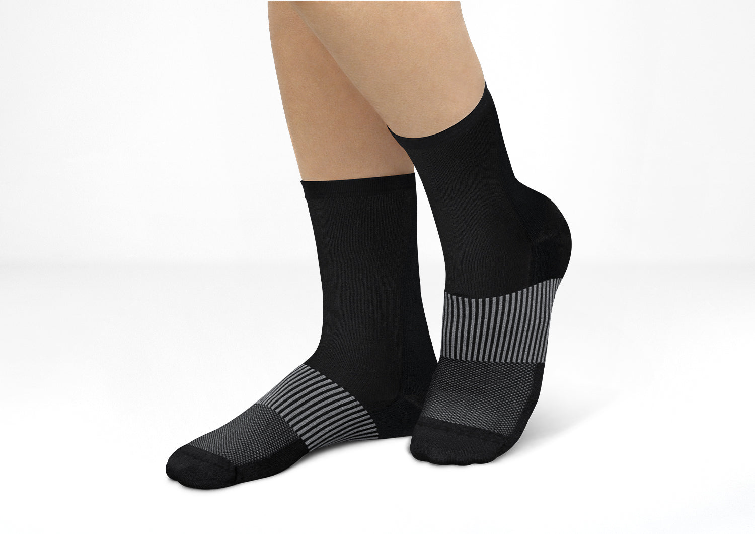 Mid-Calf Compression Socks 18-25 mmHg - Black