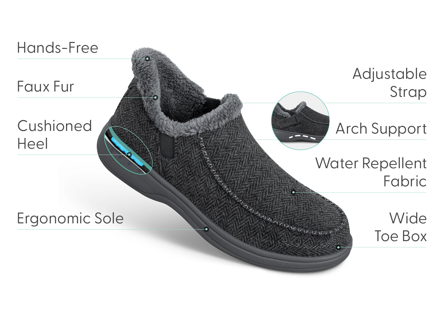 Vito Hands-Free - Charcoal