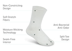 Bunion Relief Socks - White