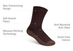 Casual/Dress Socks - Dark Brown