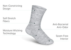 Casual/Dress Socks - Light Gray
