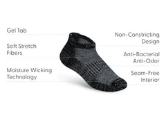 BioSoft Low Cut Sock - Black