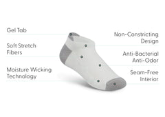 BioSoft Low Cut Sock - White