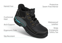 Quartz Hands-Free Work Boots - Black